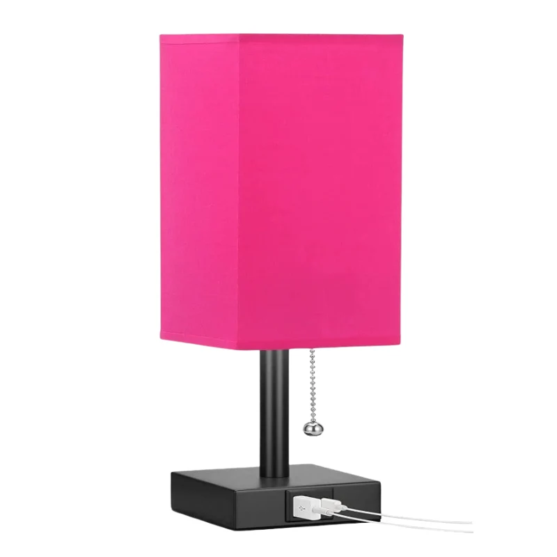 SkaraCove | Dimmbare Tischleuchte mit 3 Lichtfarben & USB-Anschluss