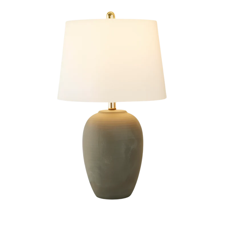 Ceramio | Minimalistische LED-Tischlampe mit Keramiksockel