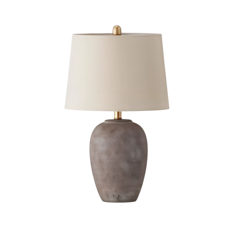 Ceramio | Minimalistische LED-Tischlampe mit Keramiksockel
