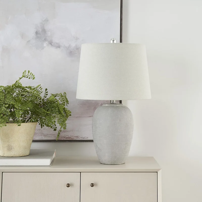 Ceramio | Minimalistische LED-Tischlampe mit Keramiksockel