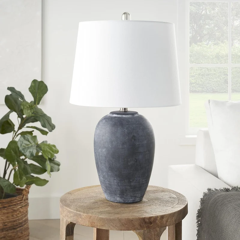 Ceramio | Minimalistische LED-Tischlampe mit Keramiksockel