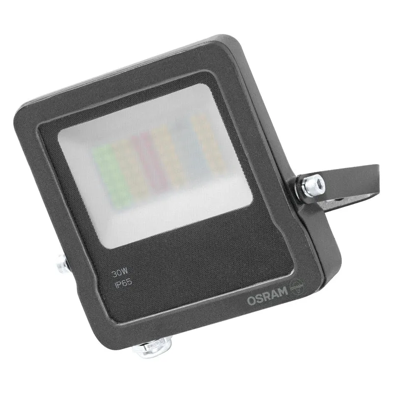 OSRAM SMART+ MATTER Floodlight LED-Fluter, 20W, 1600lm, RGBW 16 Mio. Farben, 3000K, WiFi, Matter, Alexa/Google, IP65