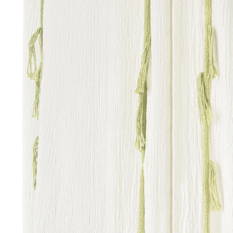 Betthimmel Baldachin aus Baumwolle Crêpe Schwan 245 cm, Ivory