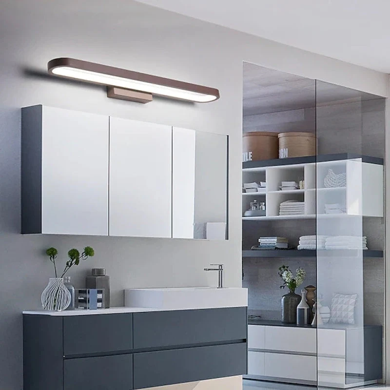 AurumLine | Goldene LED-Wandleuchte für Schlafzimmer & Bad
