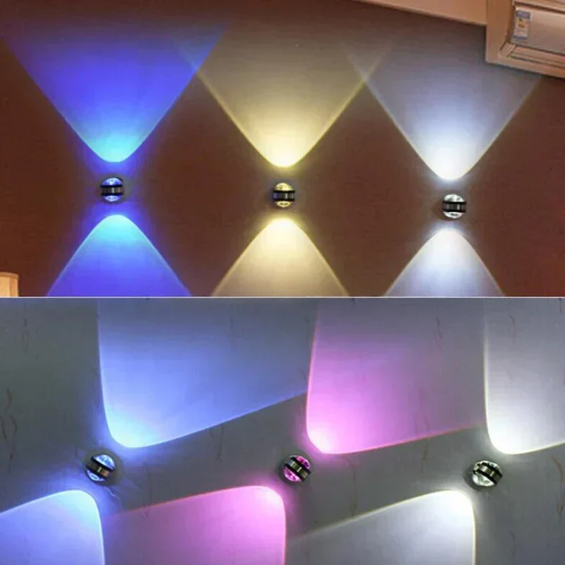 ColorGlow | LED-Kristall-Wandleuchte mit Farbwechsel