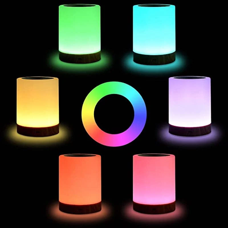 NoxGlow | Kabellose Touch-Nachtlampe mit Farbwechsel
