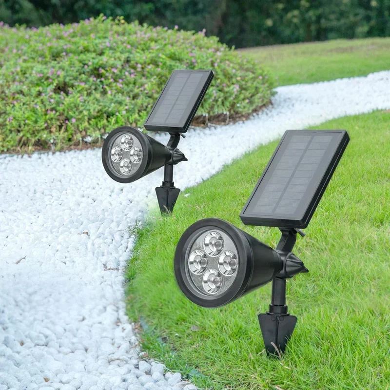 GlowSpire | Solar-Gartenleuchte mit Farbwechsel-Licht