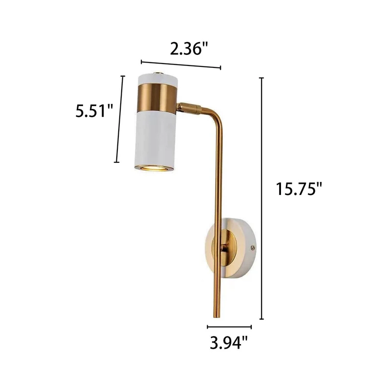 DunaArc | Verstellbarer LED-Wandstrahler aus Eisen
