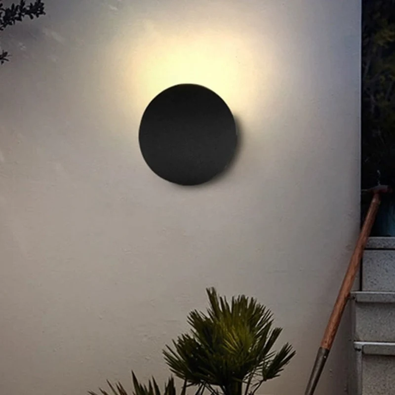AluDisc | Minimalistische LED-Wandleuchte aus Aluminium