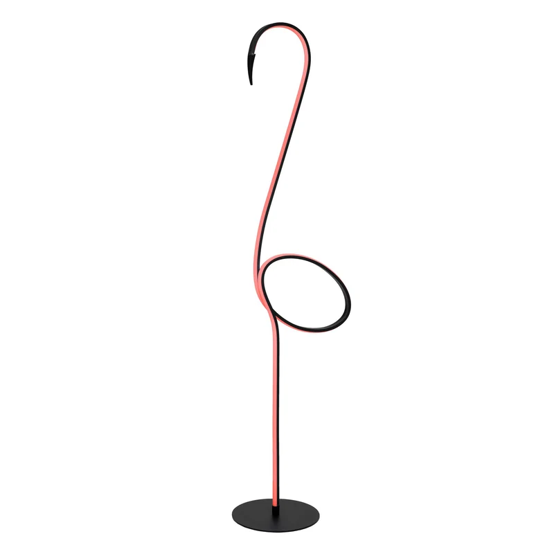 Stehleuchte Flamingo LED mit RGB-Farbwechsel Mehrfarbig