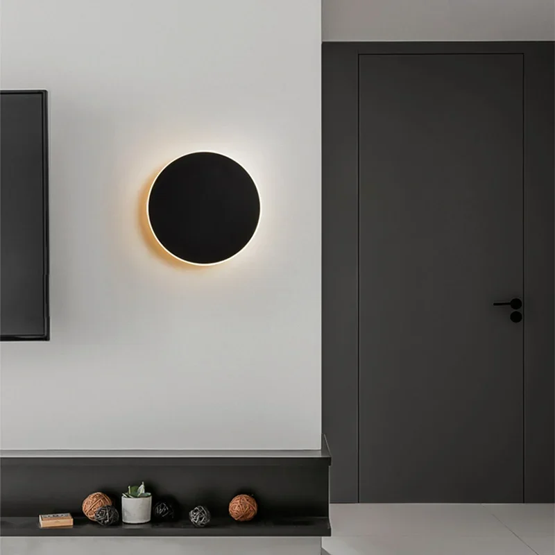 Ringspur | Runde LED-Wandleuchte mit sanftem Lichtring