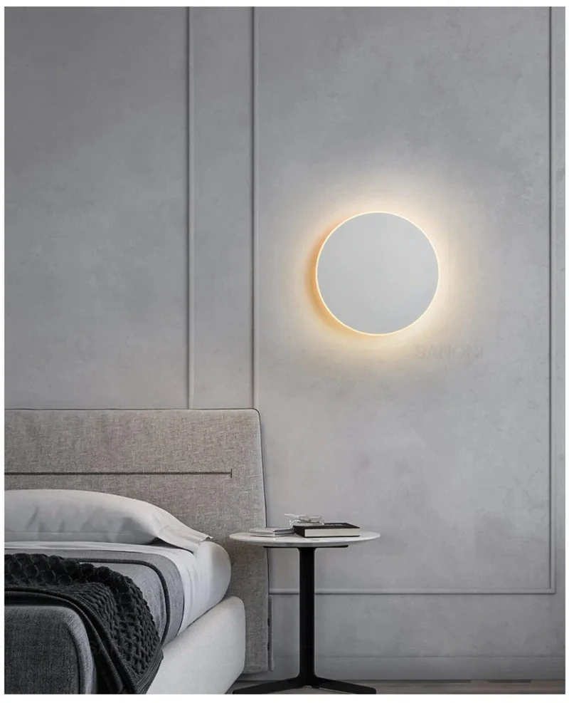 Ringspur | Runde LED-Wandleuchte mit sanftem Lichtring