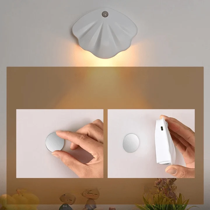 LunaShell | LED-Nachtlicht mit Bewegungssensor