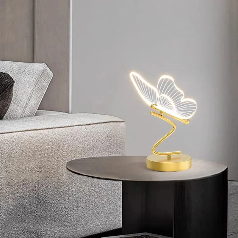 ButterflyLux | Elegante LED-Tischleuchte im Schmetterlingsdesign