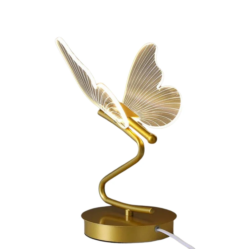 ButterflyLux | Elegante LED-Tischleuchte im Schmetterlingsdesign