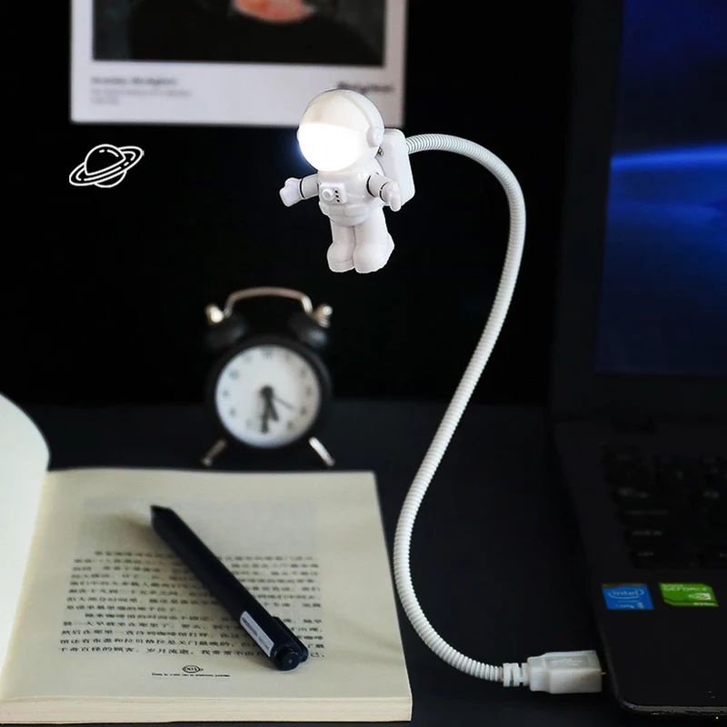 Mini Astronaut LED Leselampe für Laptop