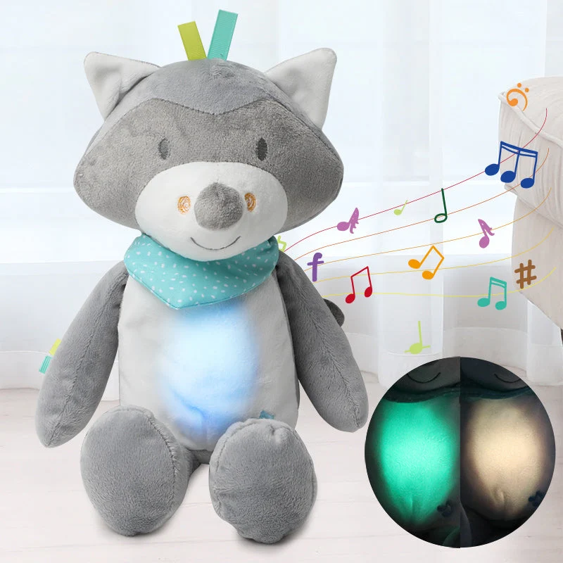 Fuchs Plüschtier Nachtlicht mit Musik
