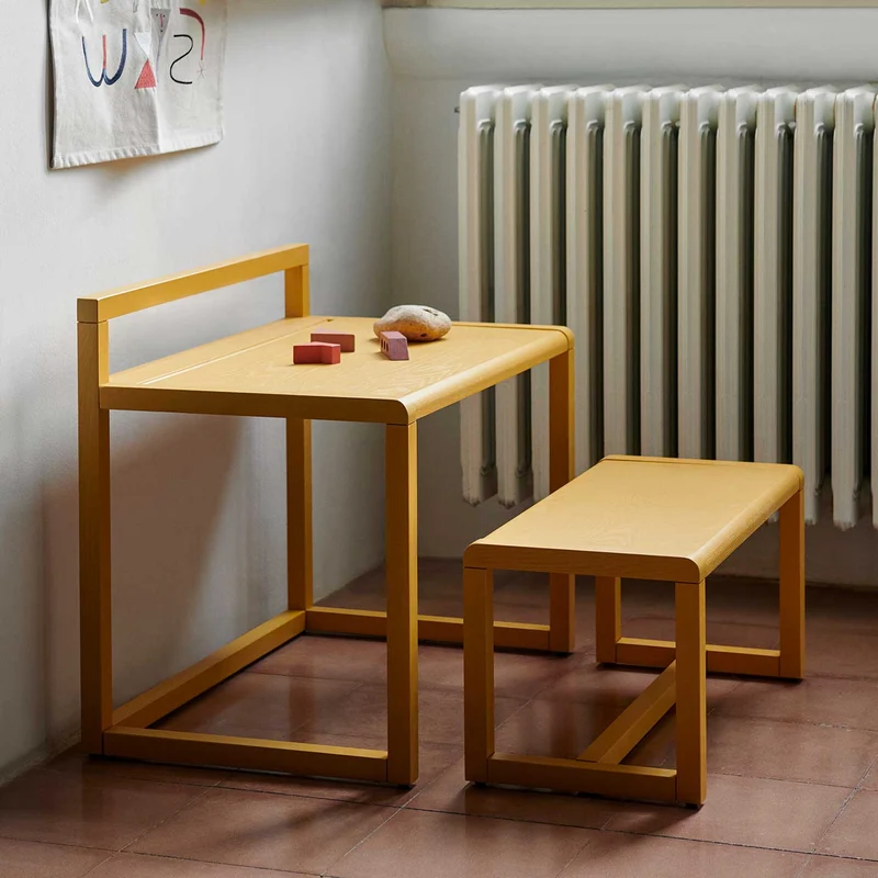 Sitzbank für Kinder Little Architect Gelb - ferm LIVING
