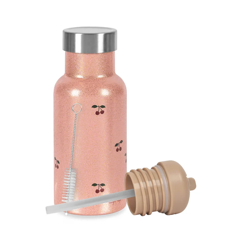 Thermoflasche in Cherry Glitter