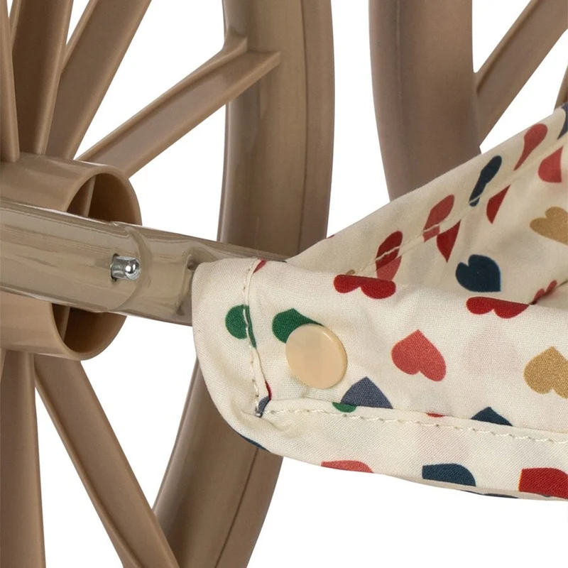 Minnie Puppenwagen in Coeur Colore