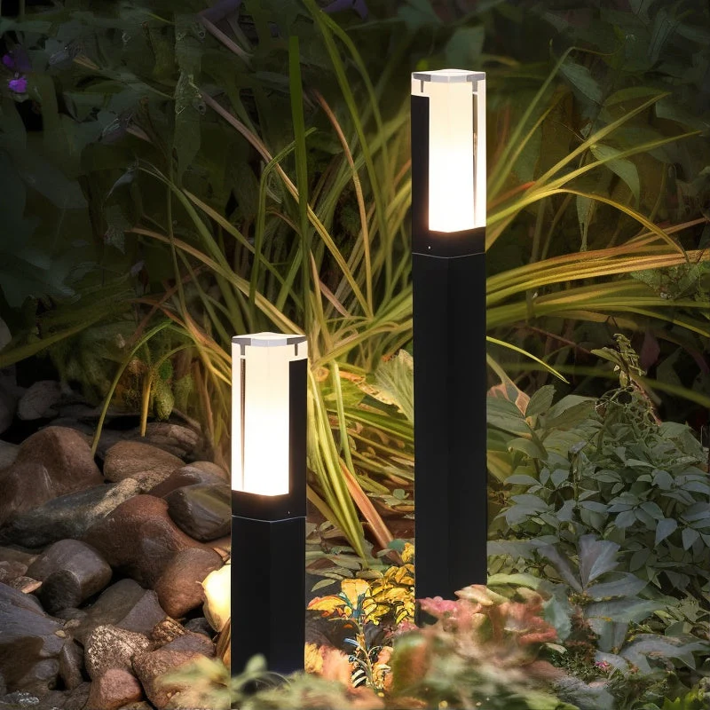 LumaSäule | LED-Pfeilerleuchte für Garten & Rasen