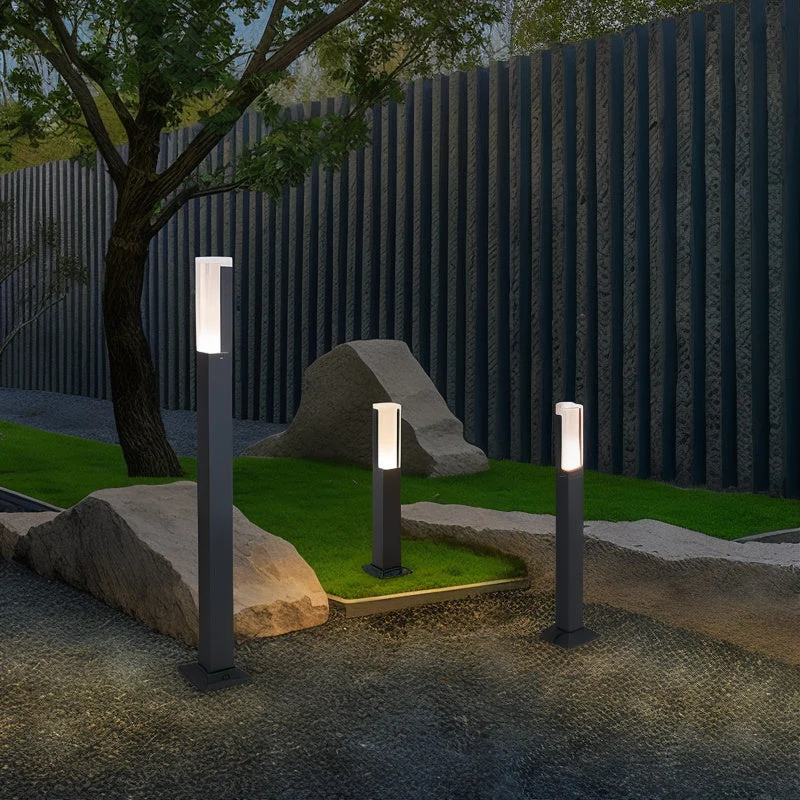 LumaSäule | LED-Pfeilerleuchte für Garten & Rasen