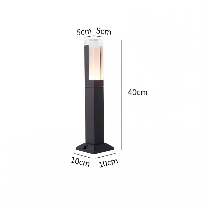 LumaSäule | LED-Pfeilerleuchte für Garten & Rasen