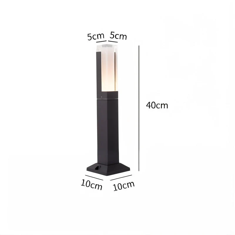 LumaSäule | LED-Pfeilerleuchte für Garten & Rasen