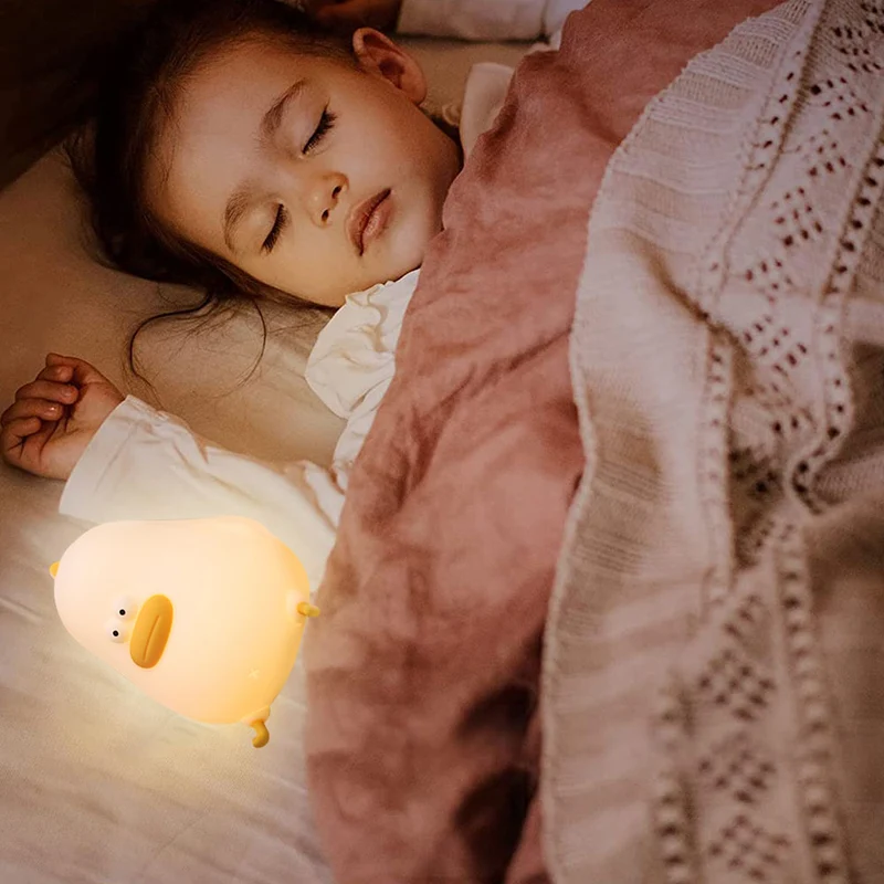 Lustige Enten Lampe aus Silikon Touch