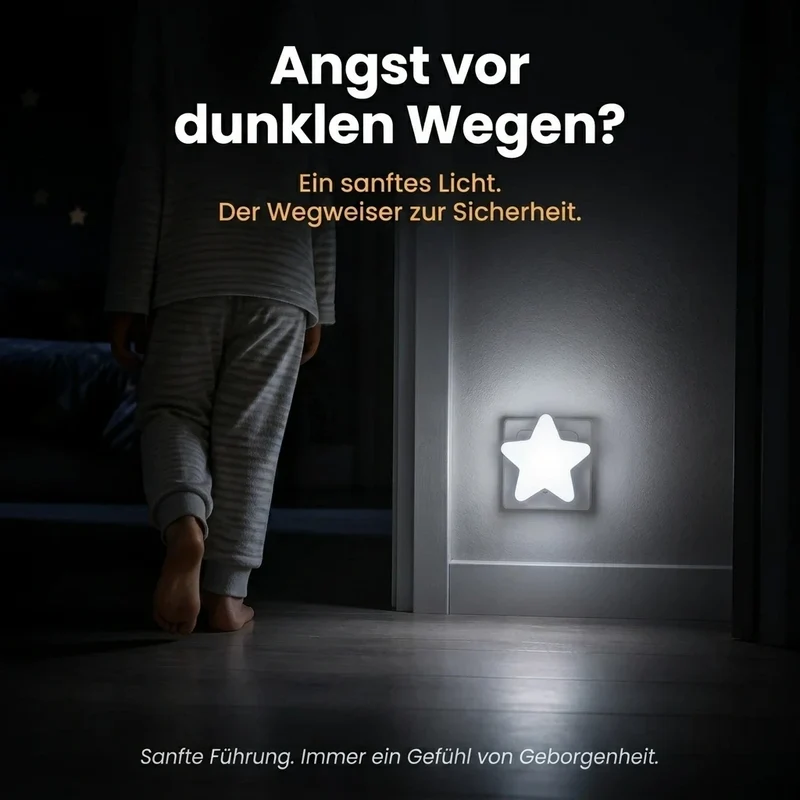 Nachtlicht Steckdose Sterne – LED, Dekolicht, sanftes Licht