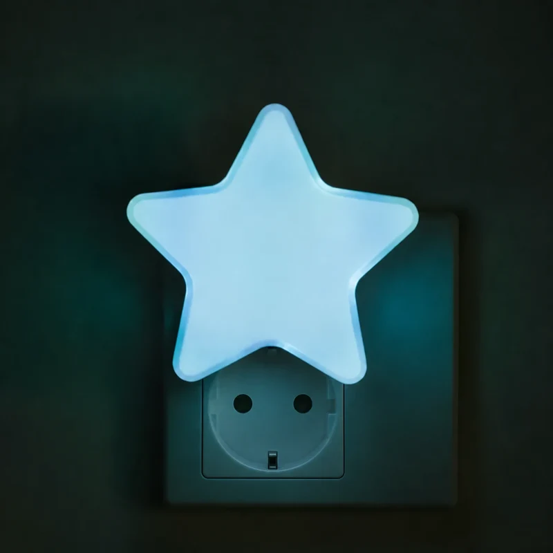 Nachtlicht Steckdose Sterne – LED, Dekolicht, sanftes Licht