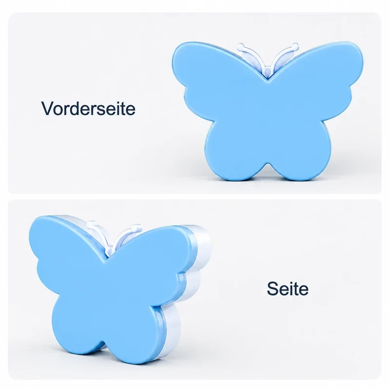Schmetterling Nachtlicht Steckdose mit Sensor