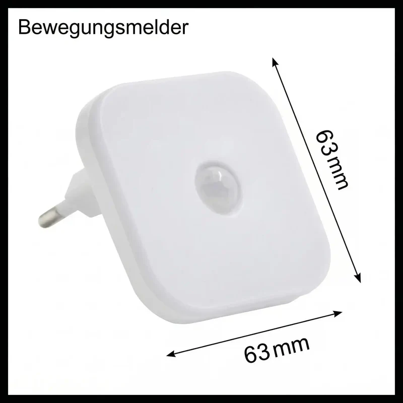 Led Nachtlicht mit Bewegungsmelder Steckdose – Bewegung, Dimmbar