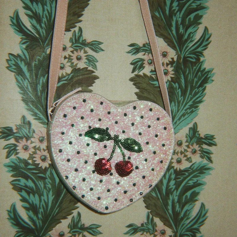 Tut Schultertasche Cherry