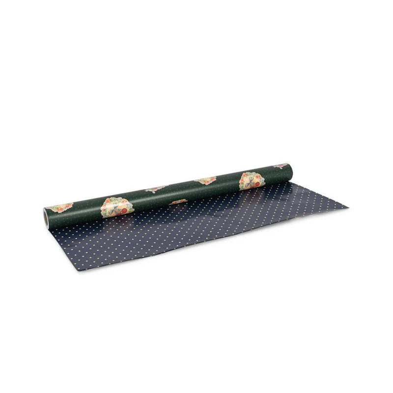 Geschenkpapier in Deer Diary Green