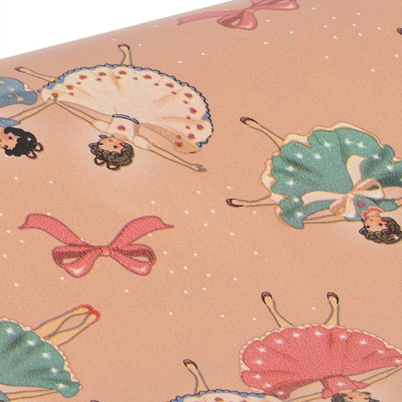 Geschenkpapier in Bow Ballerina Blush