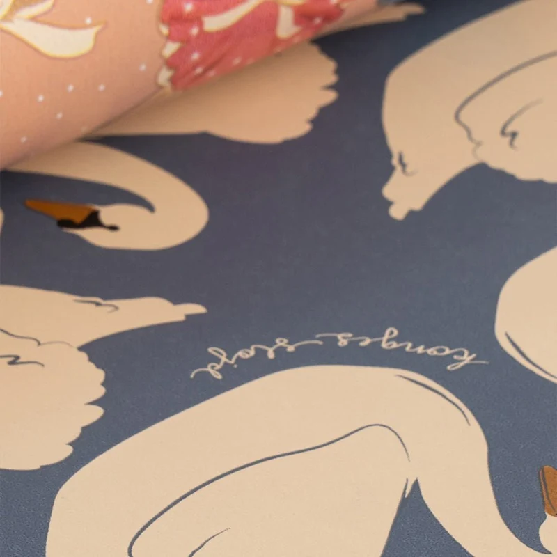 Geschenkpapier in Bow Ballerina Blush