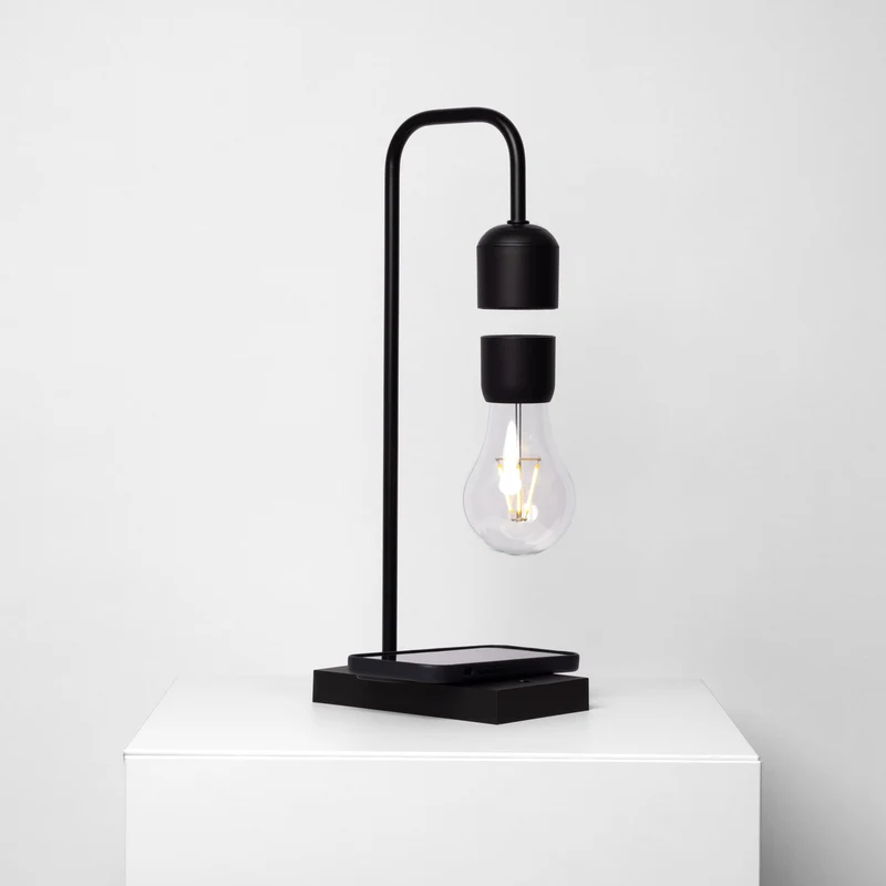 LeviLume | Schwebende LED-Lampe mit Wireless-Ladestation