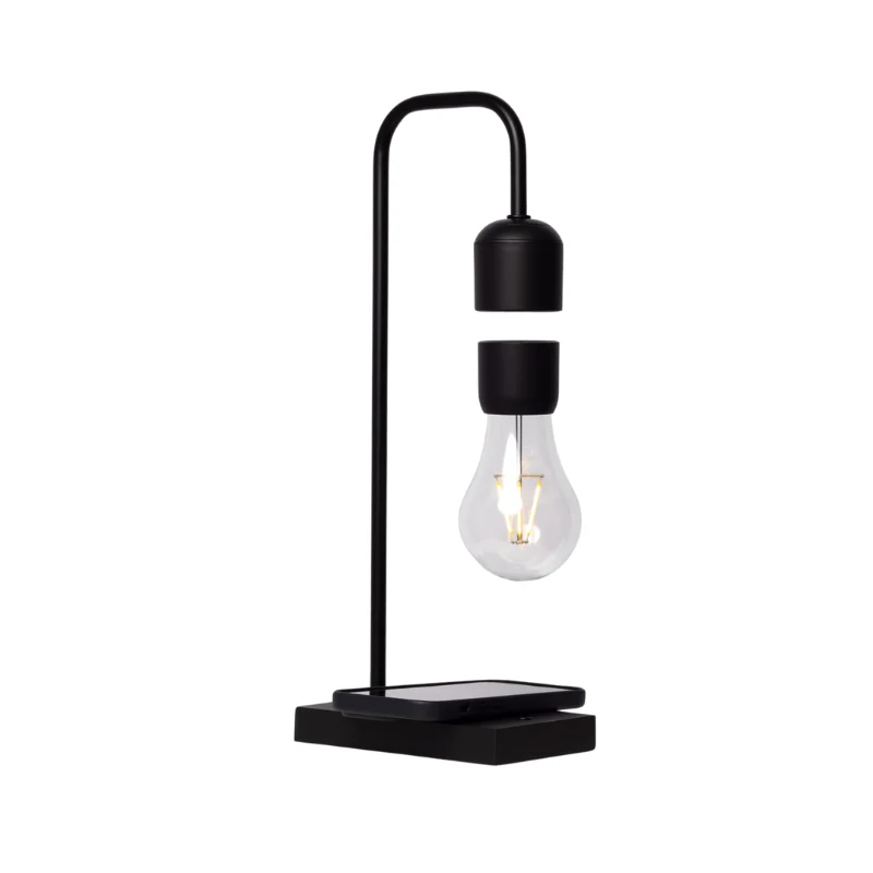LeviLume | Schwebende LED-Lampe mit Wireless-Ladestation