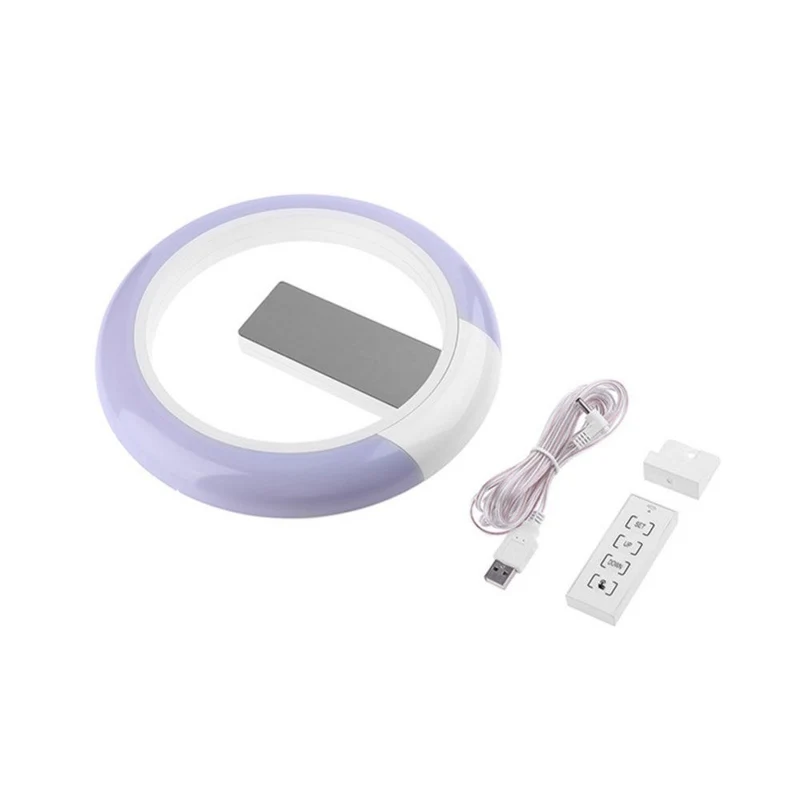 Moderne LED Wanduhr mit digitaler Anzeige
