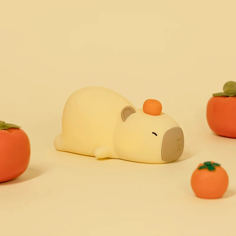 Capybara Nachtlicht – Dimmbar, Timer, Silikon, LED