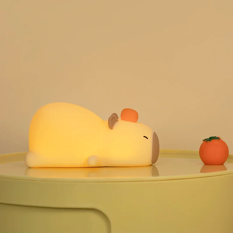 Capybara Nachtlicht – Dimmbar, Timer, Silikon, LED