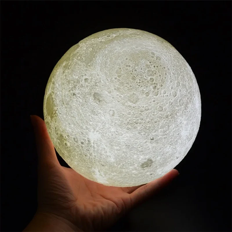 Nachtlicht Mond – Farbwechsel, Touch, USB, LED