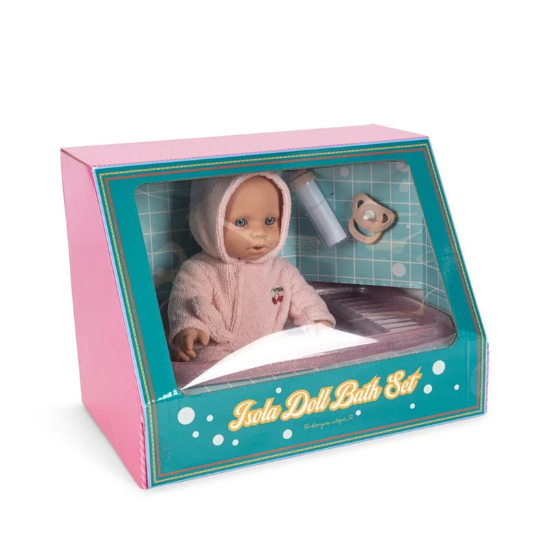 Isola Puppe mit Badeset in Cherry