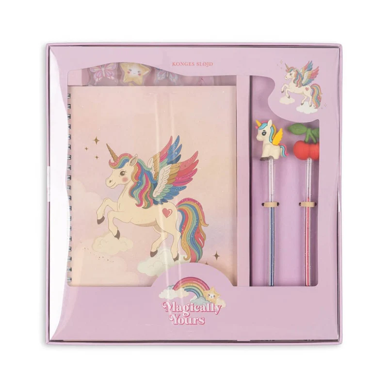 Schreibtischset mit Einhorn