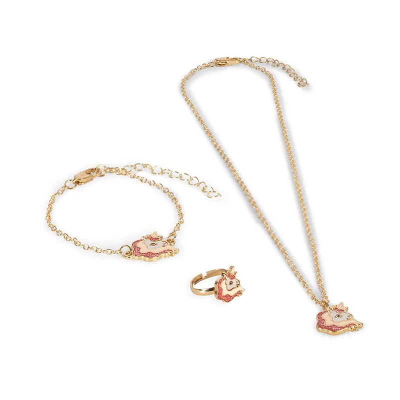 Schmuckset mit Einhorn