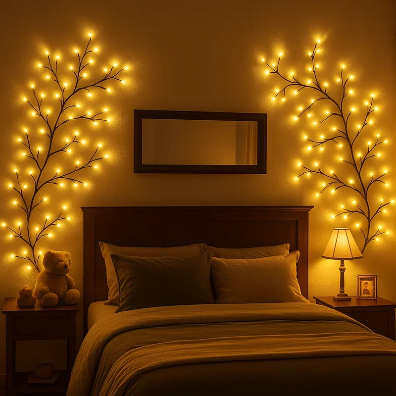Vinia | LED Wandleuchte mit Leuchtzweigen