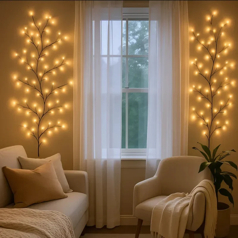 Vinia | LED Wandleuchte mit Leuchtzweigen