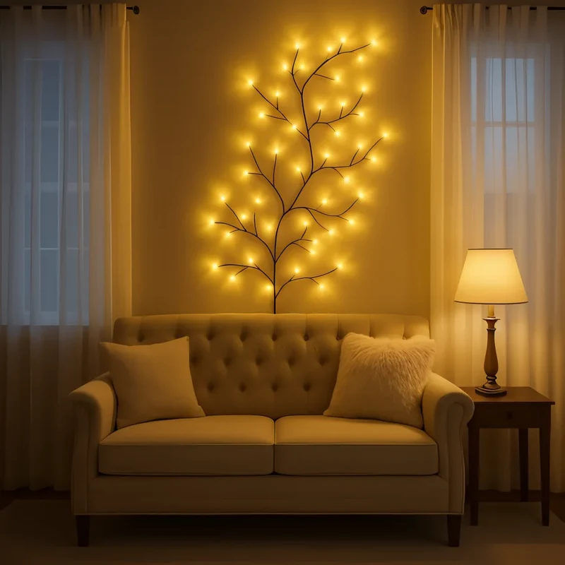 Vinia | LED Wandleuchte mit Leuchtzweigen