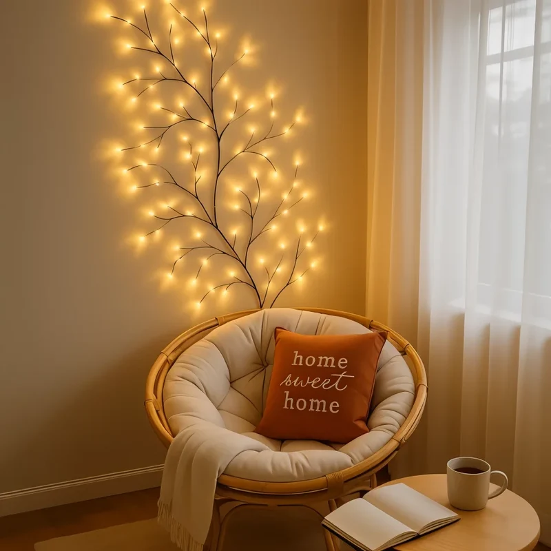 Vinia | LED Wandleuchte mit Leuchtzweigen